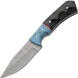 SZCO Rite Edge DM1404TR Turquoise Micarta Skinner Knife