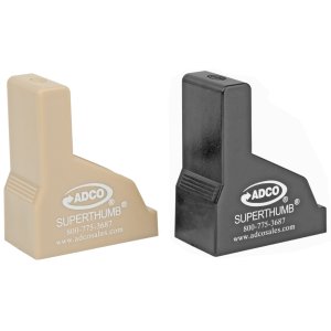 ADCO Arms Super Thumb Loader Pair 9mm-40S&W Black and Tan ST1PR