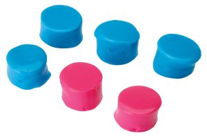 Walkers Silicone Ear Plugs 32dB Hearing Protection Pink/Teal 3 Pack