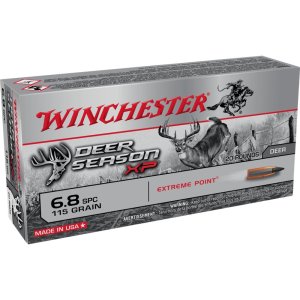Winchester Ammo X68SPCDS Deer Season XP 6.8mm Rem SPC 115 gr Extreme Point 20 Per Box/ 10 Cs
