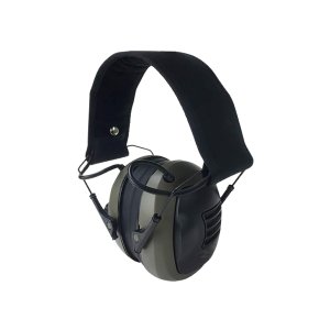 Radians CSE10BX Over Head Adjustable Folding Earmuff 23 dB NRR Tan/Black