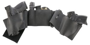 Galco UWBKMED2 UnderWraps 2.0 Black Medium Leather/Nylon Holster
