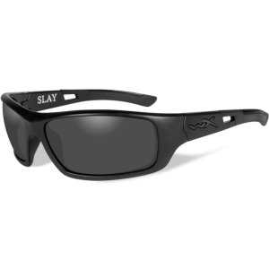 Wiley X Slay Men's Matte Black Sunglasses w/ Smoke Grey Lens - ACSLA01