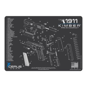 Cerus Gear Kimber Comp and Pro 1911 Schematic Grey HM-KIM-1911-SCH-GRY