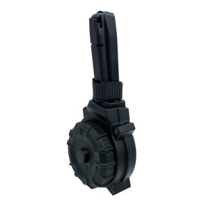 Pro Mag DRM-A53 9mm 50rd Drum Magazine for SCCY CPX-1/2 Black Polymer