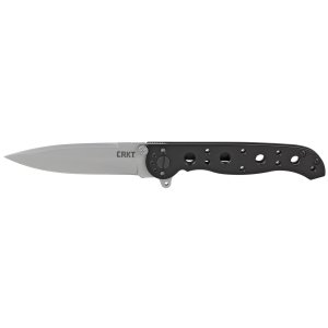 CRKT M16-01S Folding Knife 3.06" Spear Point 8Cr14MoV SS Blade Black Oxide Stainless Steel Handle