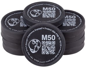 Firebird M50 Moderated Low-Noise 50mm Biodegradable Targets 10 Pack