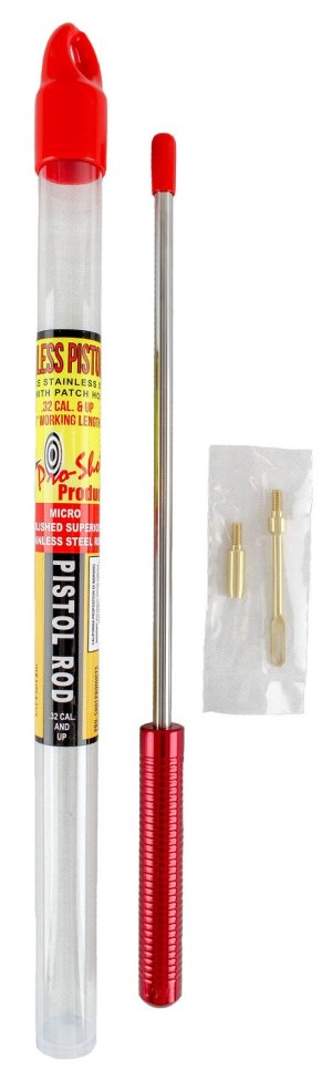 Pro-Shot 1PS87U Micro-Polished Pistol Cleaning Rod .27 Cal+ 8" Stainless
