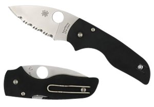 Spyderco C230GP Lil' Native 2.47" S30V Black G10 Knife