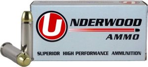 Underwood 127 .38 Special +P 125GR FMJ-FN Nickel Brass Ammo 50 Rounds