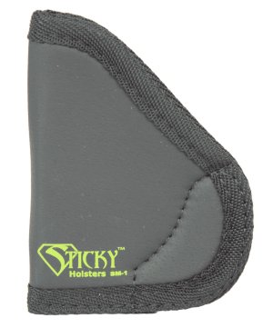 Sticky Holsters SM-1 Micro Pistol Holster, Ambidextrous, Non-Slip, Black