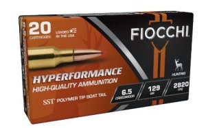 Fiocchi Hyperformance 6.5 Creedmoor 129gr SST Ammo