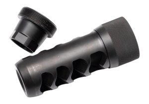 Area 419 Sidewinder Magnum 30 Cal Muzzle Brake 3/4-24 Black Nitride
