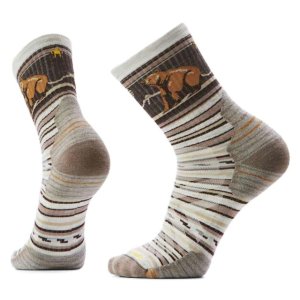 Smartwool SW0028800691 Men's Hike Targeted Cushion Mid Crew Socks Ash (UPC 943235)