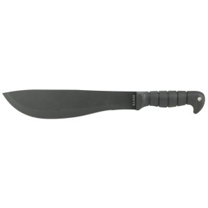 Ka-Bar 1248 Cutlass Machete 11 In SK-5 Steel Blade Black TPR Handle