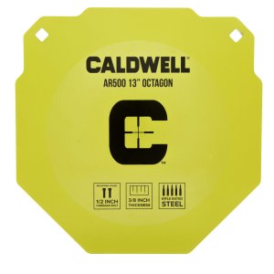 Caldwell 13 Octagon AR500 Steel Target 3000 FPS 3500 FT-LB