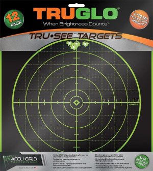 TruGlo TG10A12 Tru-See 12x12 In Self-Adhesive Splatter Targets 12-Pack