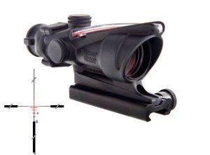 Trijicon ACOG TA31-CH 4x32mm .223 Rem Red Crosshair 5.8in Black Finish