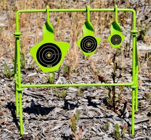 Shooting Made Easy SMEST22FLD Spinning Target .22 Rimfire Steel