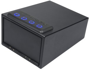 Bulldog BD4030L Magnum LED Quick Access Pistol Vault Black Steel Safe
