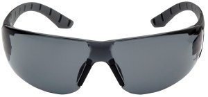 Pyramex Safety Endeavor Glasses Gray Lens Anti-Fog Black-Gray Frame