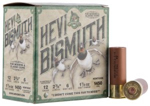 12 Ga Bismuth-6 1-1/4 oz 2-3/4" 25 Rds Hevi-Shot-Environ Metal Shotgun Ammo