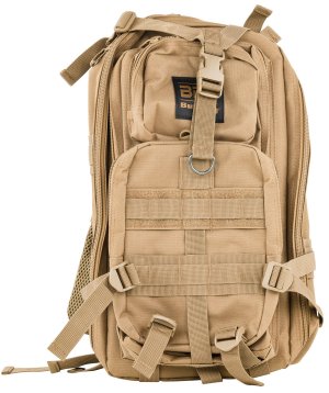 Bulldog BDT410T Tactical Backpack Compact Tan 18in x 10in x 10in