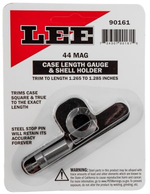 Lee Precision Case Length Gage and Shell Holder 44 Magnum 90161