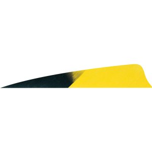 Gateway 400LSKSY-50 Shield Cut Feathers Kuro Sun Yellow 4 In LW 50 Pack
