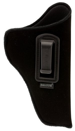Bulldog DIP12 Deluxe IWB Holster Black Suede Right Hand 3"-4" Revolver