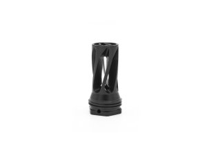Huxwrx 3098 Flash Hider-QD 5/8"x24 Black 6mm 2.3" Muzzle Device