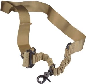 J&E Machine Tech TS-SL2T Single Point Bungee Sling Tan Nylon