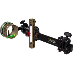 Axcel LANDSLYDE ALND-C129-4GT Carbon Pro Slider Bow Sight .029 Green Pin