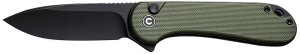 CIVIVI Elementum II 2.96 In Green G10 Black Stonewash C18062P3