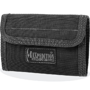 Maxpedition Spartan Wallet Black Nylon RFID Blocking