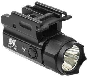 NcSTAR ACQPTF 150 Lumens Compact QR Flashlight Black Strobe Cree