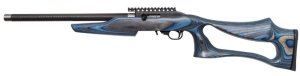 Magnum Lite SwitchBolt 22 LR 10+1 17" Blue Graphite Bull Barrel Black Blue Fixed Thumbhole Stock