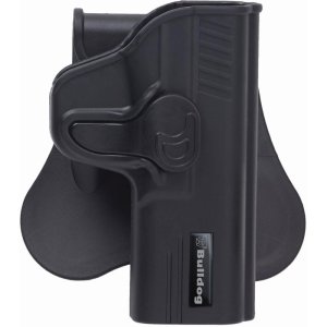 Bulldog Rapid Release OWB Holster Springfield XDS Black Polymer