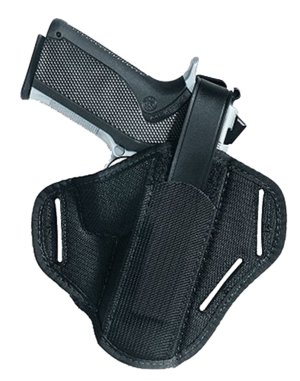 Uncle Mike's Super Belt Slide Holster Ambi Black 3" Small Revolver Cordura