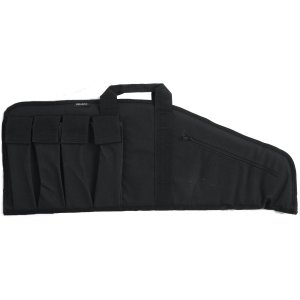 Bulldog BD422 Extreme Tactical Rifle Case 35 In Black Nylon