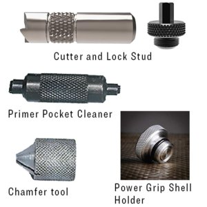 Lee Precision Deluxe Case Conditioning Combo Cutter Chamfer Tool Cleaner