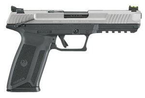 Ruger 13408 Ruger-57 5.7X28mm 4.94" 20+1 Savage Silver Cerakote Steel 16408