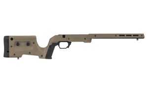 Mdt Sporting Goods Inc 104690FDE XRS Chassis FDE Aluminum Core with Polymer Panels, Adj. Cheekrest, M-LOK Forend, Interchangeable Grips, AICS Mag Compatible, Fits Short Action Howa 1500 view 2