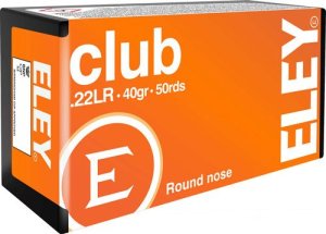 Eley Club .22 LR 40gr Round Nose 50rd Box