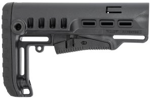 NcSTAR VG087 Collapsible Mil-Spec Stock Black Synthetic Polymer