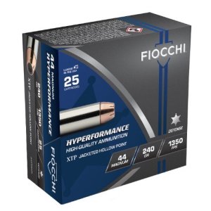 Fiocchi 44XTP25 Hyperformance 44 Rem Mag 240gr XTP Hollow Point 25 Rds