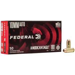 Federal AE10A American Eagle 10mm Auto 180 Grain FMJ 50 Rounds Box