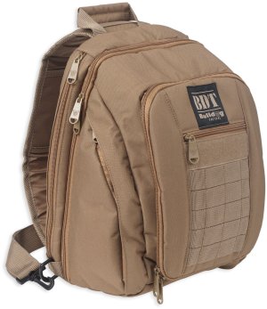 Bulldog BDT408T BDT Tactical Sling Pack Small Nylon Tan Finish