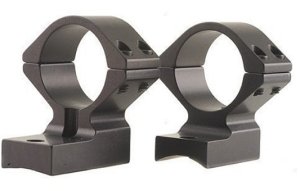 Talley 930700 Scope Mount Ring Combo 1in Tube Low Rings Black Anodized