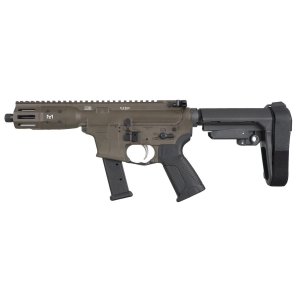 LWRC IC-9 Pistol 9mm Luger 5.6 In 31-Rounds Patriot Brown SBA3 Brace